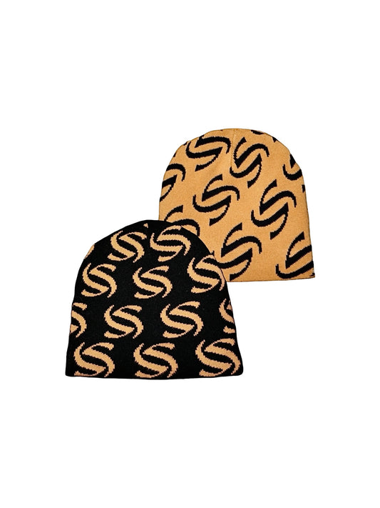 SLATT REVERSIBLE SKULLY “BLACK/BROWN”