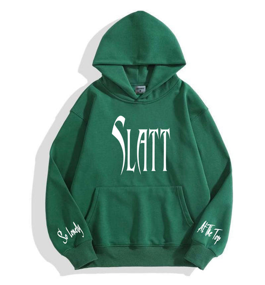 SLATT EMBROIDERY HOODIE "EMERALD GREEN"